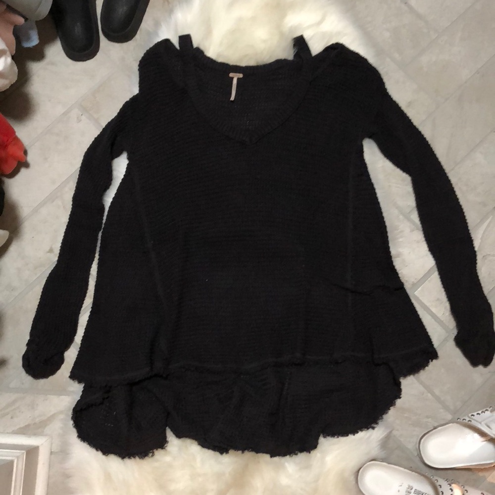 Dark gray Free People sweater
